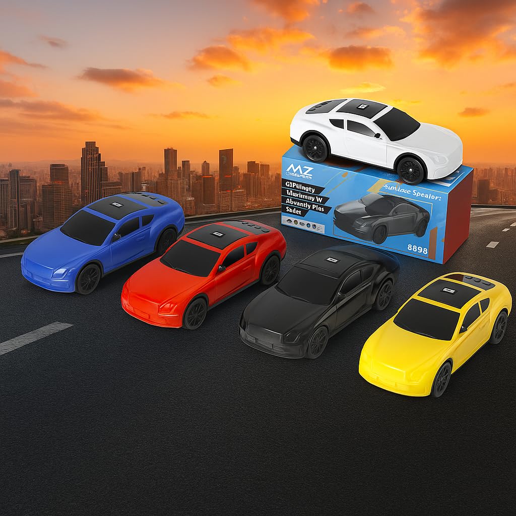 Casaquin Car Shaped Speaker Wireless Bluetooth, Portable Speaker in car Shape, Luxury Sports Car Design Speaker Wireless (Subject to Availability)