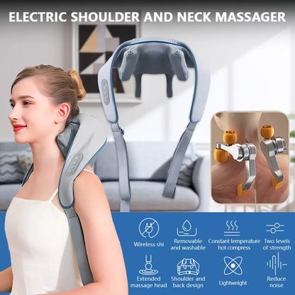 Smart Neck Massager Belt for Pain Relief & Relaxation