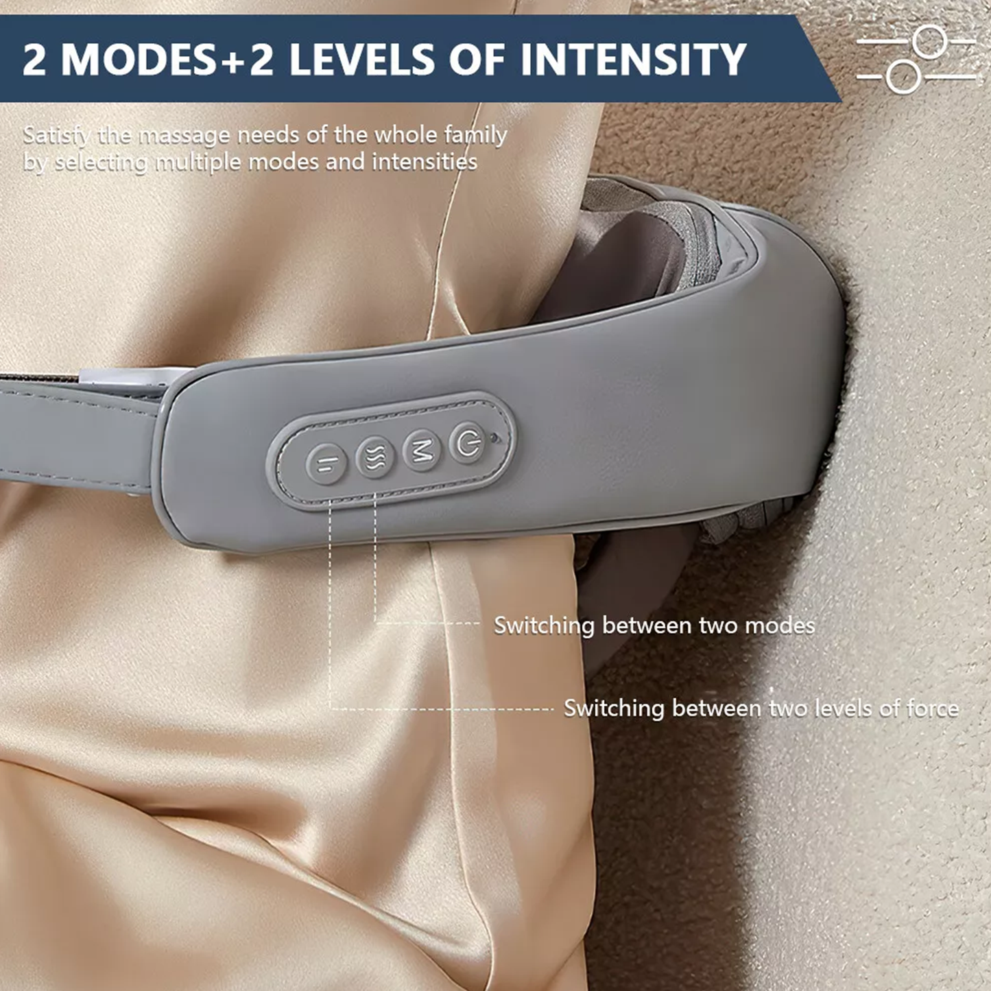 Smart Neck Massager Belt for Pain Relief & Relaxation