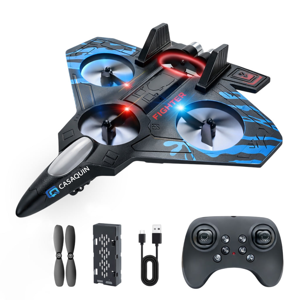 Fighter Jet Toy for Kids | LED Light & Sound Airplane Toy | Friction Powered Jet Plane | Realistic Military Aircraft Toy for Boys & Girls
