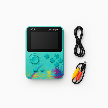 Casaquin G5 Handheld Retro Game Console - 500+ Classic Games, Portable 3.0" Color Screen