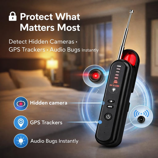 Protect Your Privacy Anywhere 🔒 Detect Hidden Cameras & Trackers Instantly
