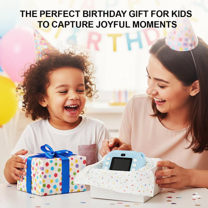 Best Seller – Kids Print Camera 📸 – Mini Digital HD Photo & Video Camcorder with Games | Fun Learning Toy for Boys & Girls Ages 4-18 | Includes 2 Print Rolls | Kids