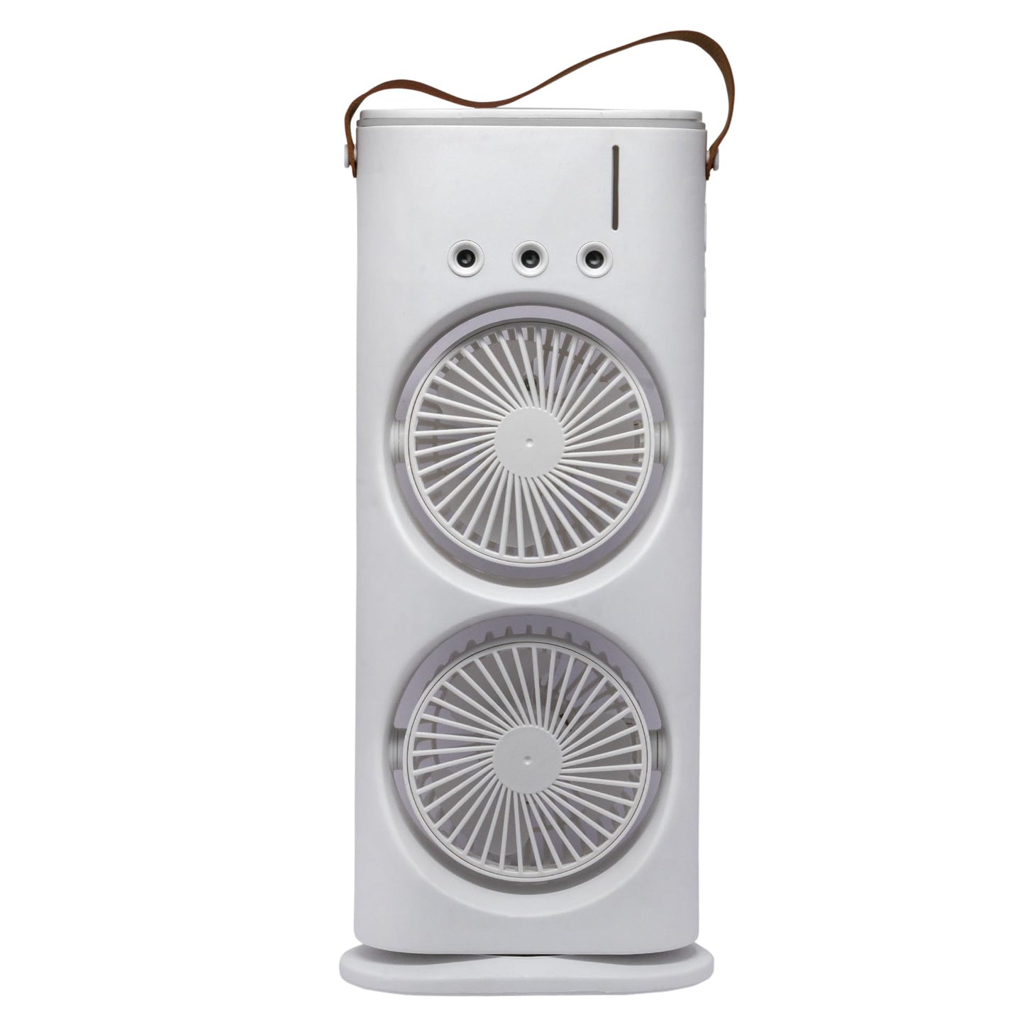 Casaquin Ac Mini Cooler Fan for Room Cooling, Portable USB, 3-Mode with LED Light, Humidity Control, Aroma Diffuser Function, 3 Spray Modes for Office,Home,Dorm,Travel (Double Mist Sprey Fan)