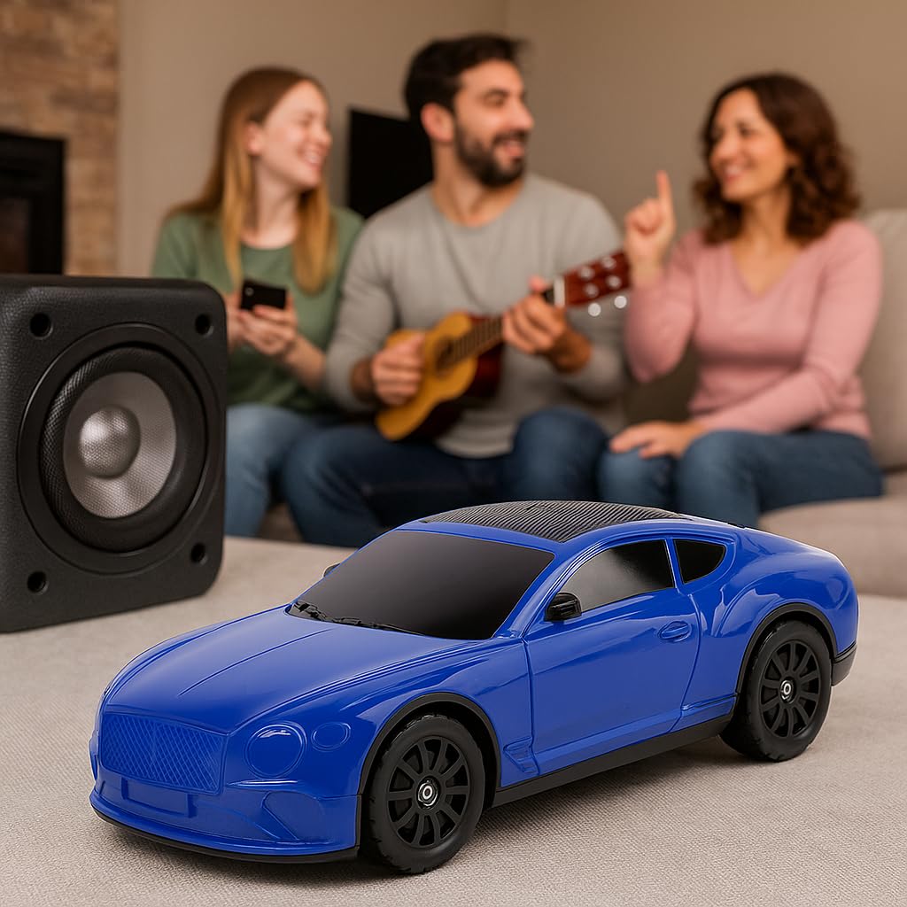 Casaquin Car Shaped Speaker Wireless Bluetooth, Portable Speaker in car Shape, Luxury Sports Car Design Speaker Wireless (Subject to Availability)