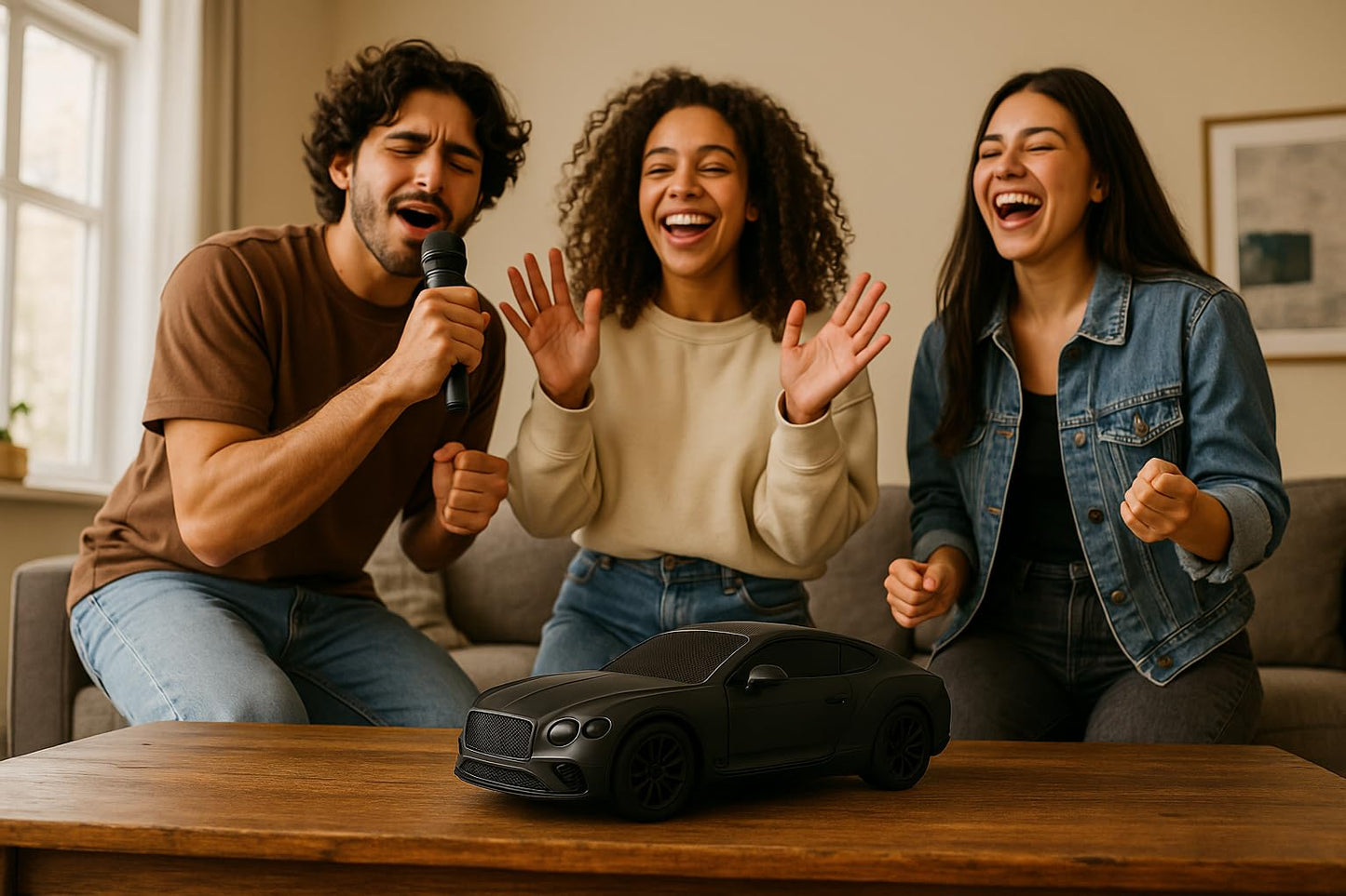 Casaquin Car Shaped Speaker Wireless Bluetooth, Portable Speaker in car Shape, Luxury Sports Car Design Speaker Wireless (Subject to Availability)