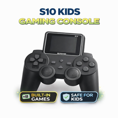 Casaquin S10 Portable Gaming Console | 500+ Built-in Retro Games | Rechargeable | TV Connect | 3.5” Screen | Perfect Gift for Kids & Adults 🎮