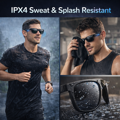 Casaquin Smart Bluetooth Sunglasses | Wireless Audio Glasses with Speaker & Mic | UV Protection | Hands-Free Calling | Stylish Smart Glasses for Men & Women