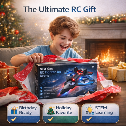 Fighter Jet Toy for Kids | LED Light & Sound Airplane Toy | Friction Powered Jet Plane | Realistic Military Aircraft Toy for Boys & Girls
