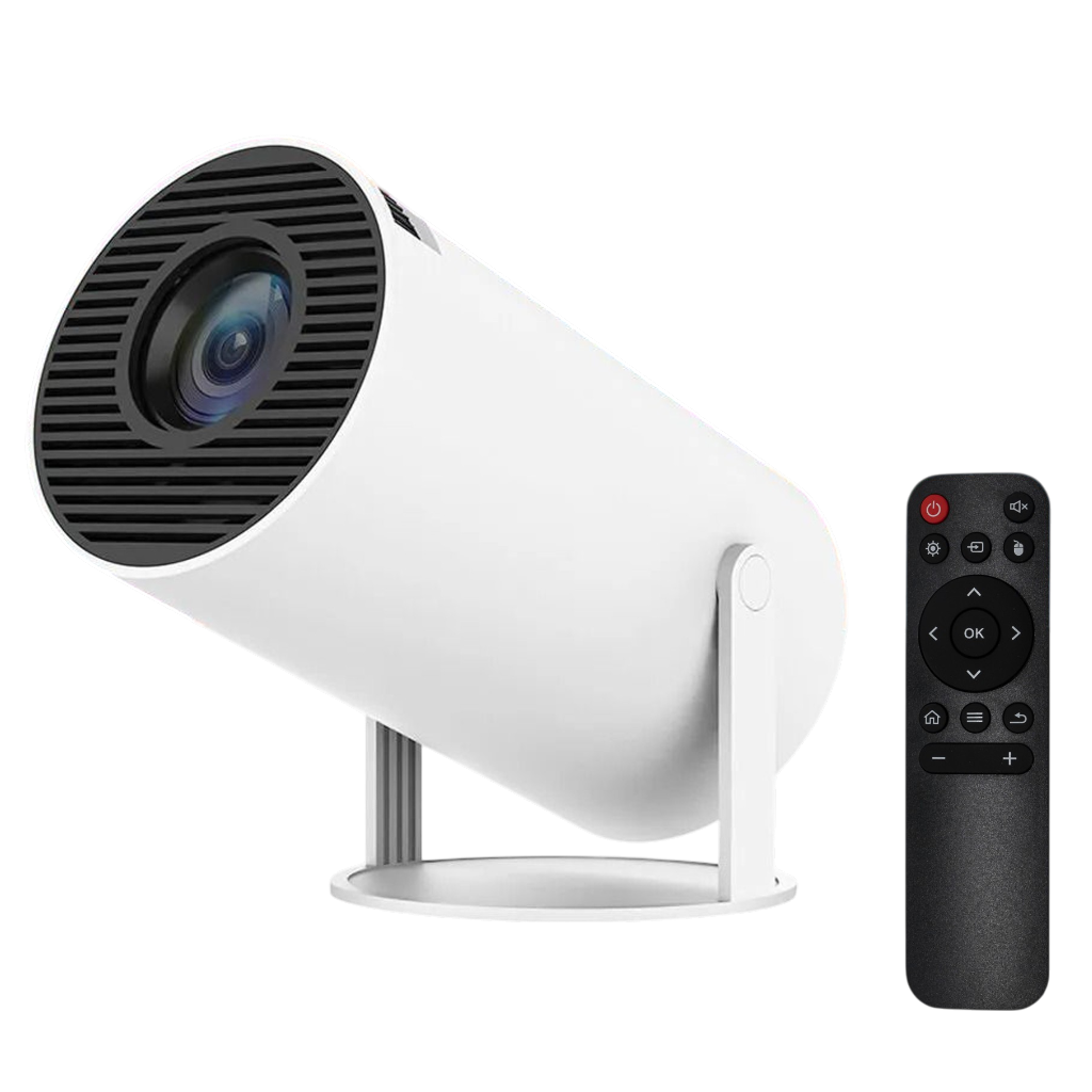 Casaquin Smart Projector | 4K Support, Native 720p HD | WiFi Mini Projector with Android 11, Netflix, Prime & YouTube
